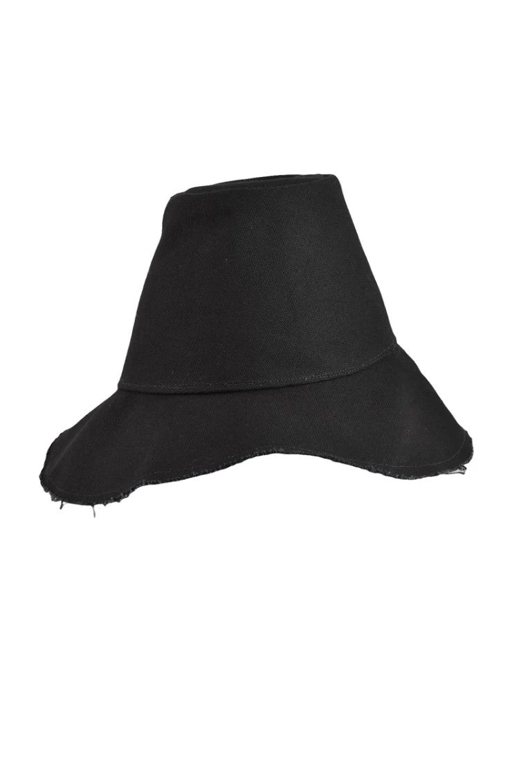 Chloé Black Canvas Hat
