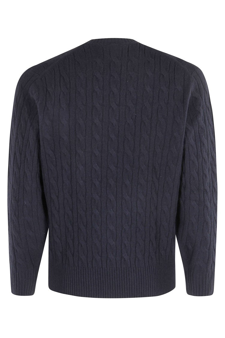 Lacoste Cable Knit Pullover Sweater