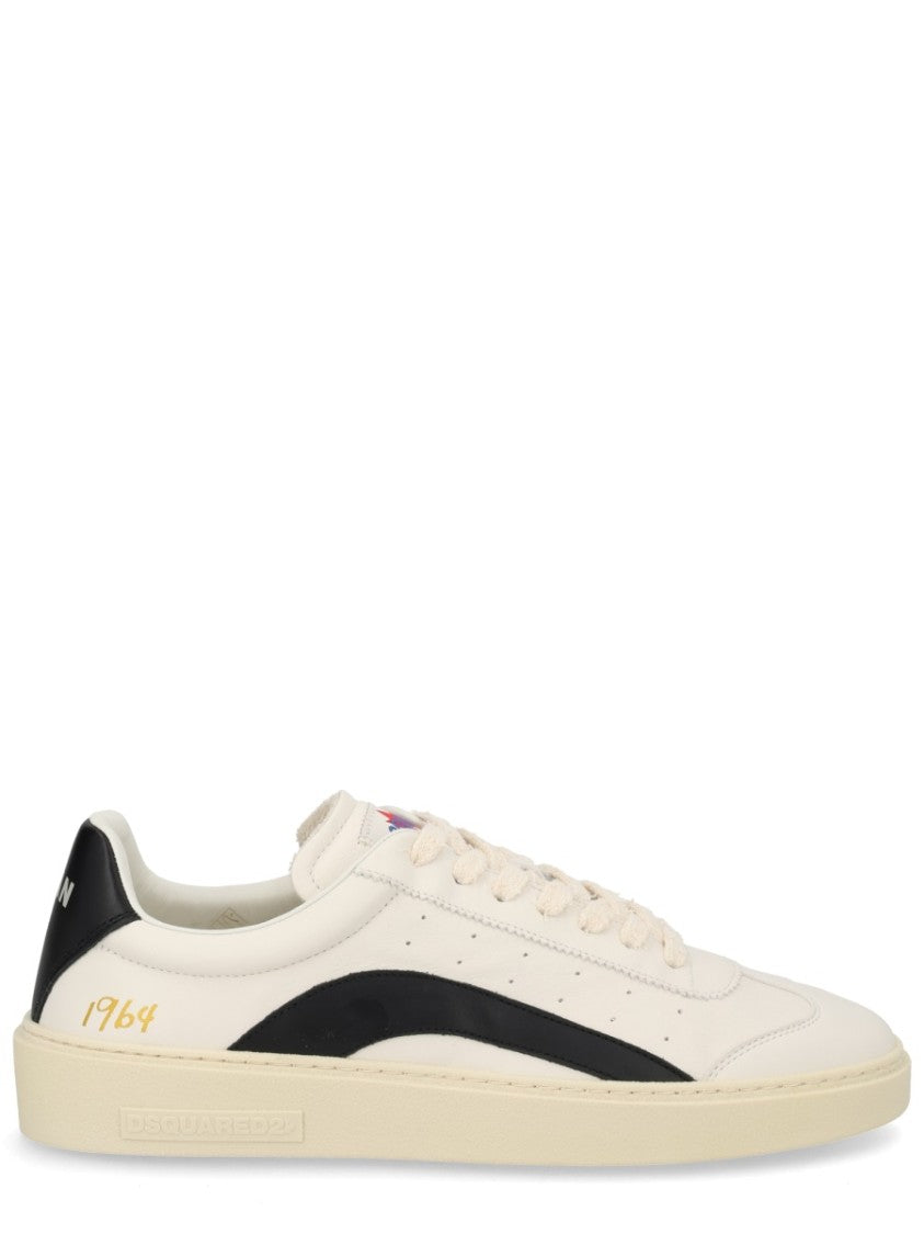 Dsquared2 Off-White Rider Wave Accents Sneakers