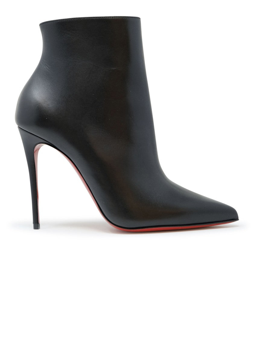 Christian Louboutin Black Leather So Kate Booty 100 Ankle Boots