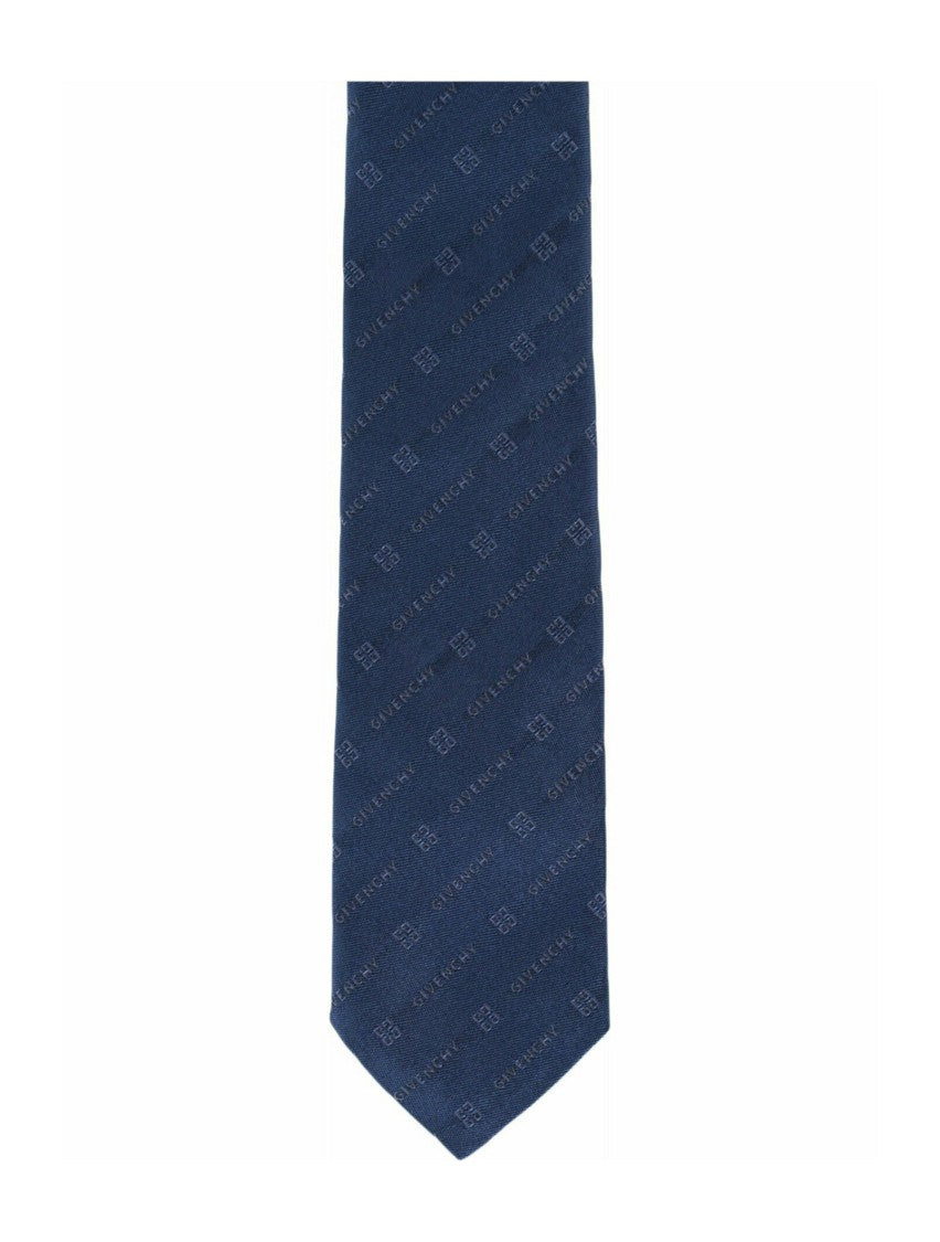 Givenchy Diagonal Logo Silk Tie