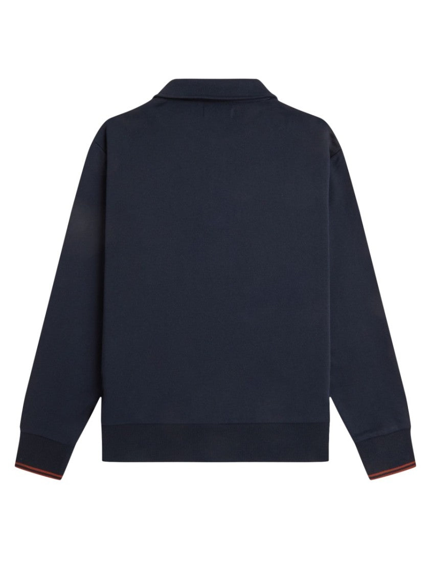 Fred Perry Felpa Premium Cotton Half-Zip Sweatshirt