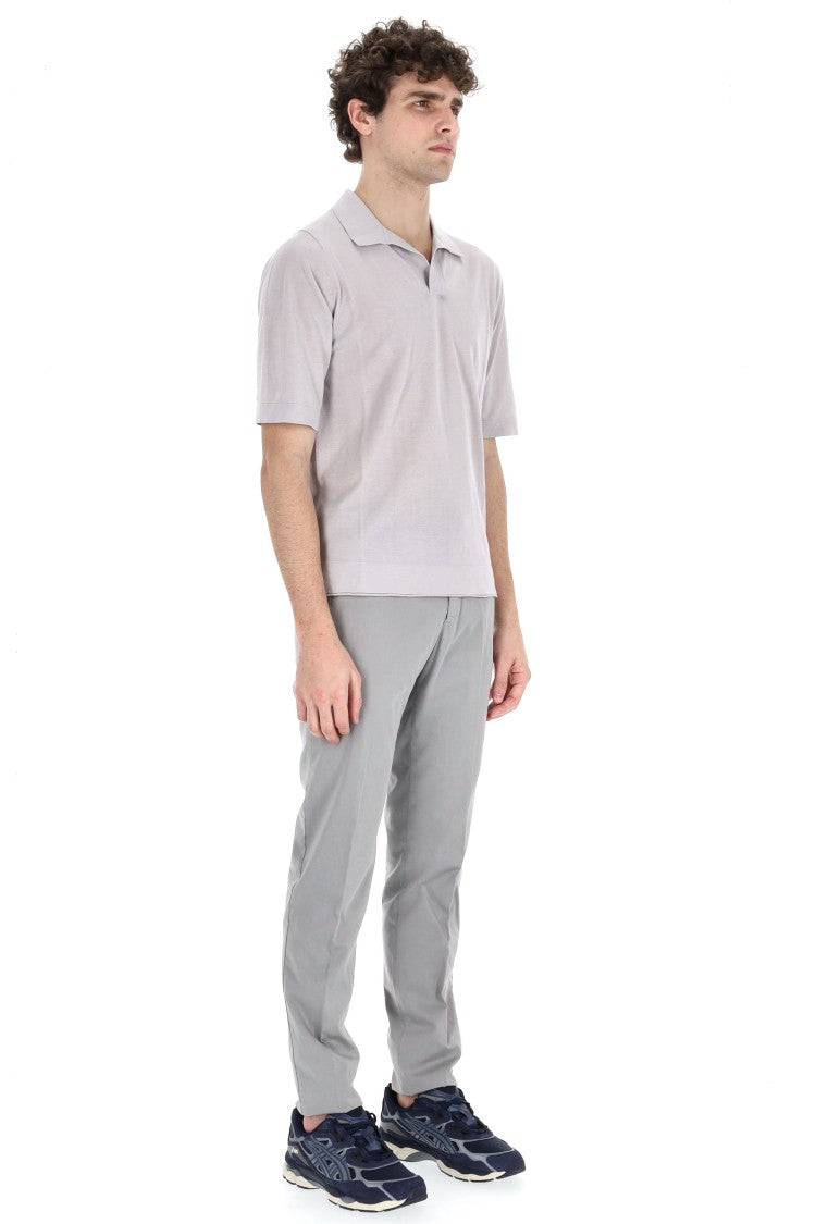 Ballantyne Fine Cotton Open Collar Polo
