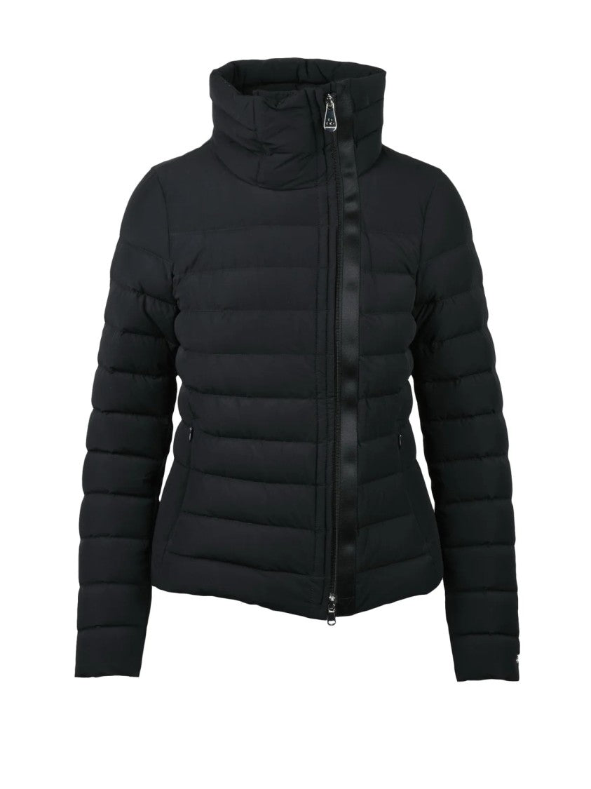 Peuterey Black May Asymmetrical Zip Down Jacket