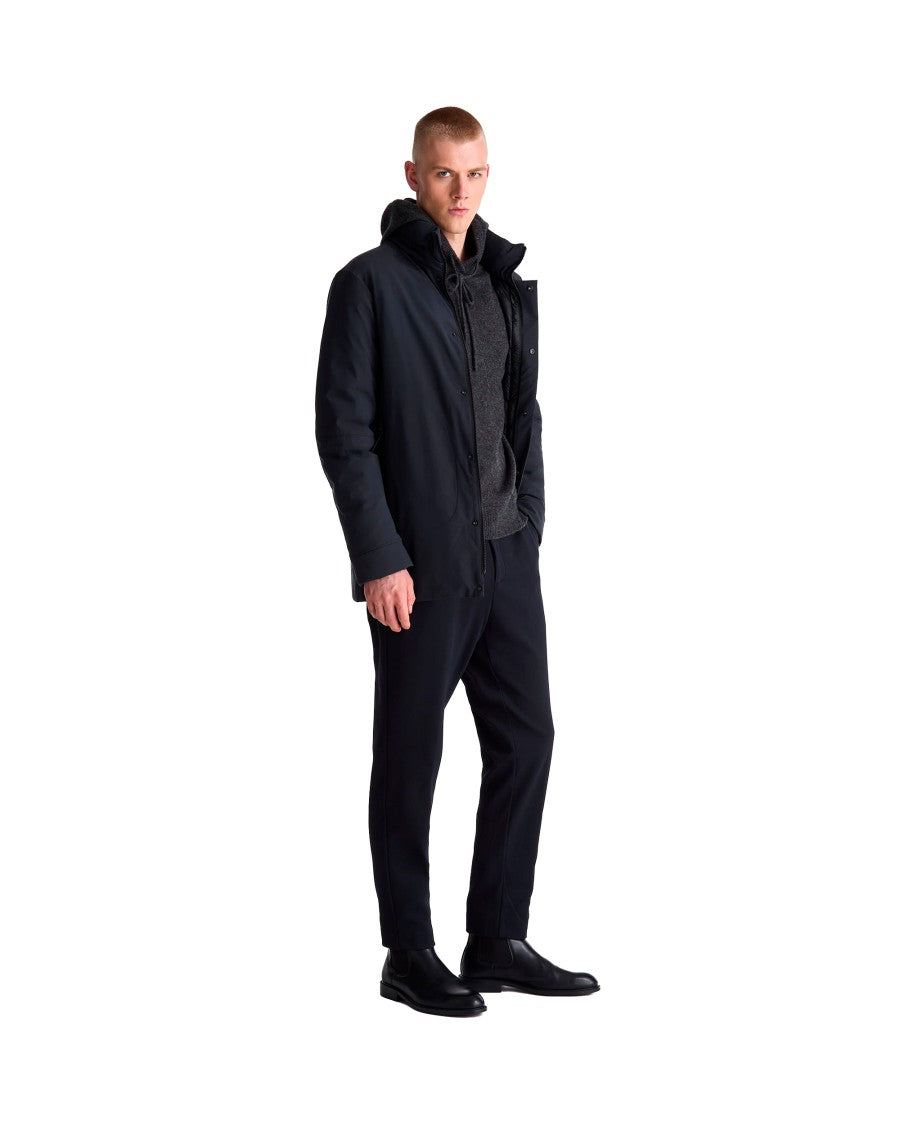 Peuterey Three-Layer Technical Jersey Hooded Jacket