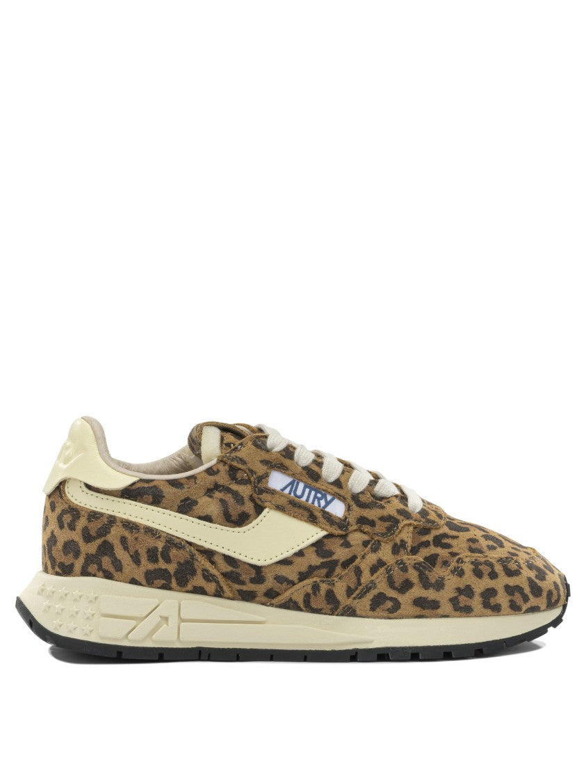 Autry Leopard Print Sneakers