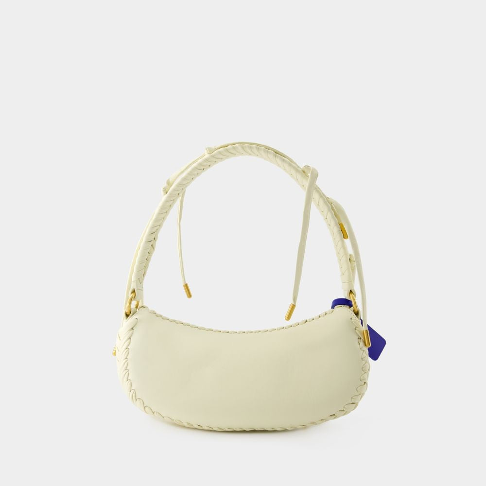 Off-White Edge Weaving Shoulder Bag - Leather - Beige