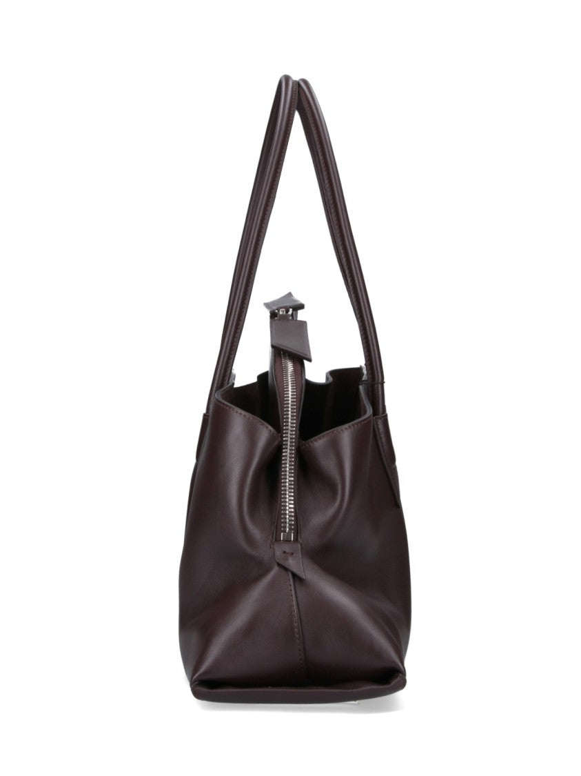 The Attico "La Passeggiata" Medium Shoulder Bag – Brown