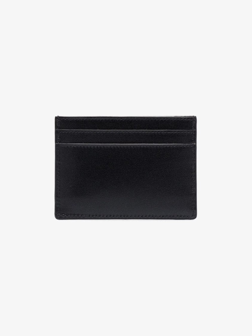 Saint Laurent Smooth Black Leather Cardholder