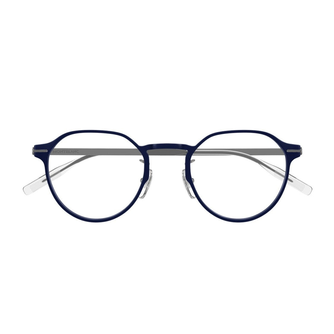Montblanc Blue Snowcap Metal Phantos Sunglasses