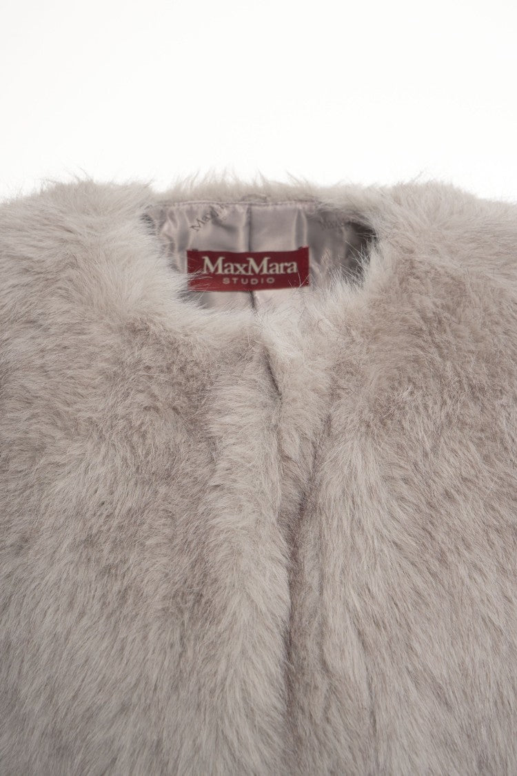 Max Mara 'Eros' Faux Fur Coat
