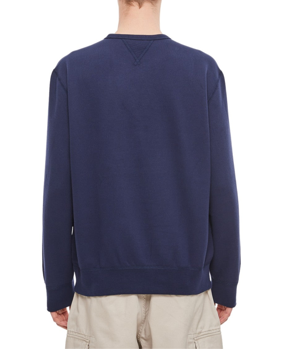 Polo Ralph Lauren Classic Long Sleeve Crewneck Knit With Subtle Logo
