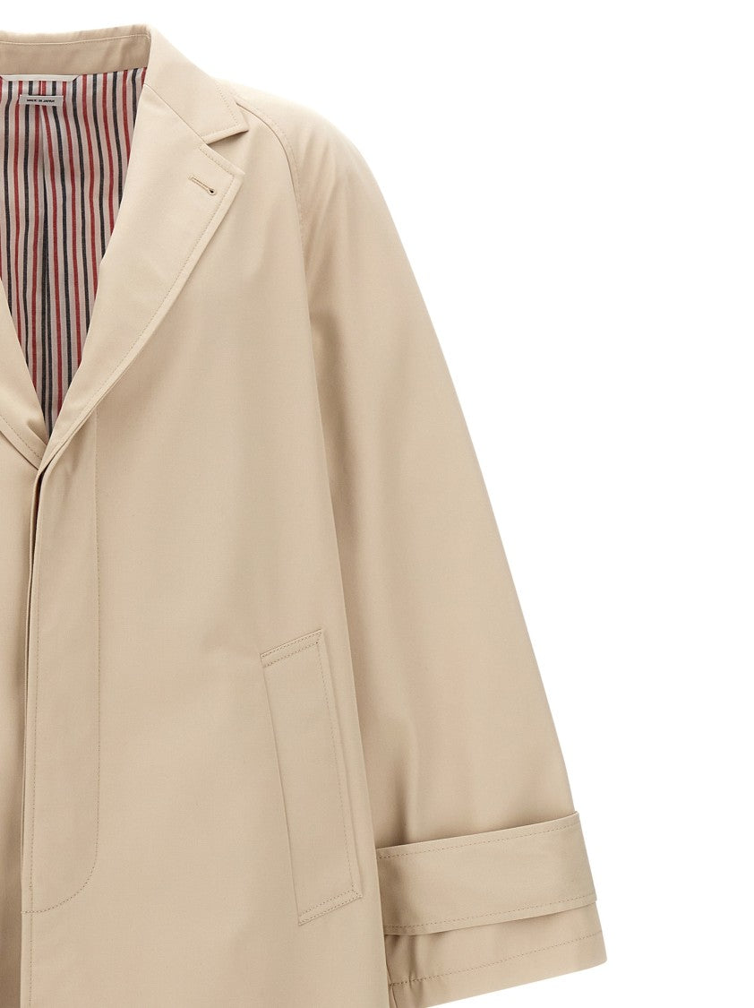 Thom Browne Water-Repellent Cotton Trench Coat