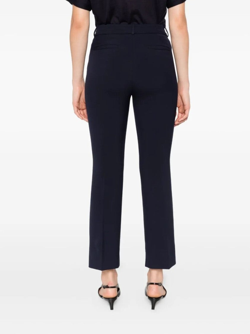 Peserico Mid-Rise Tailored Pants With Subtle Crease