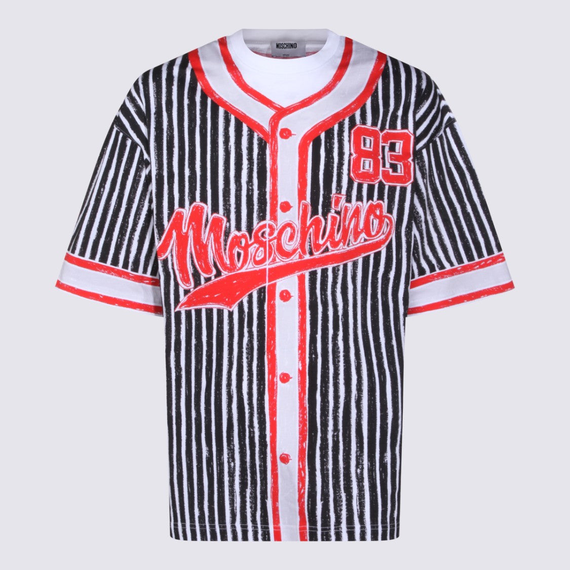 Moschino Red T-Shirts And Polos With Classic Cuts