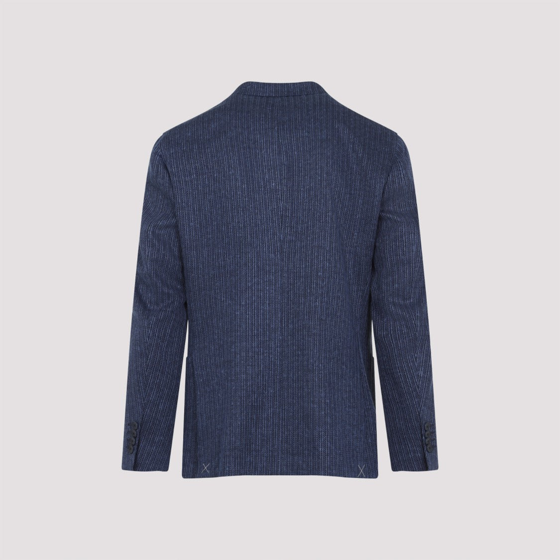 Etro Roma Sport W/Basting Blue Viscose Jacket