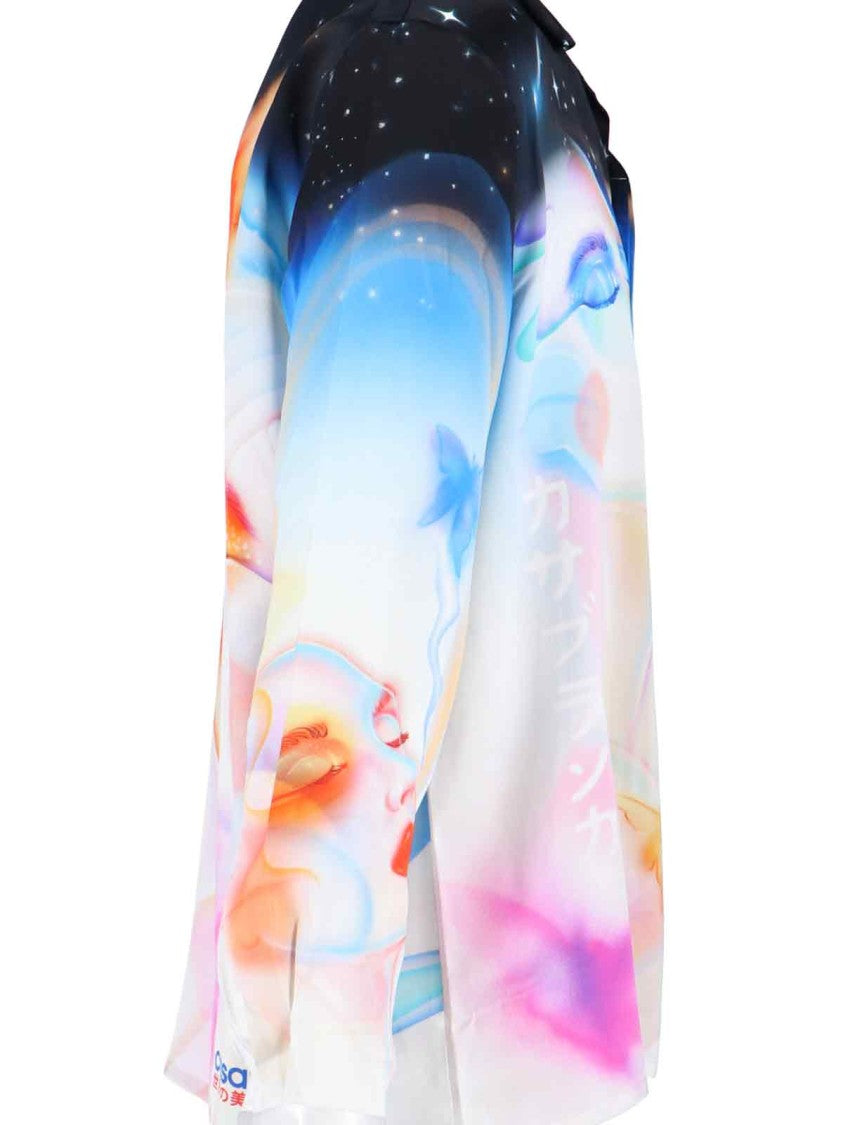 Casablanca Printed Silk Shirt – Multicolor
