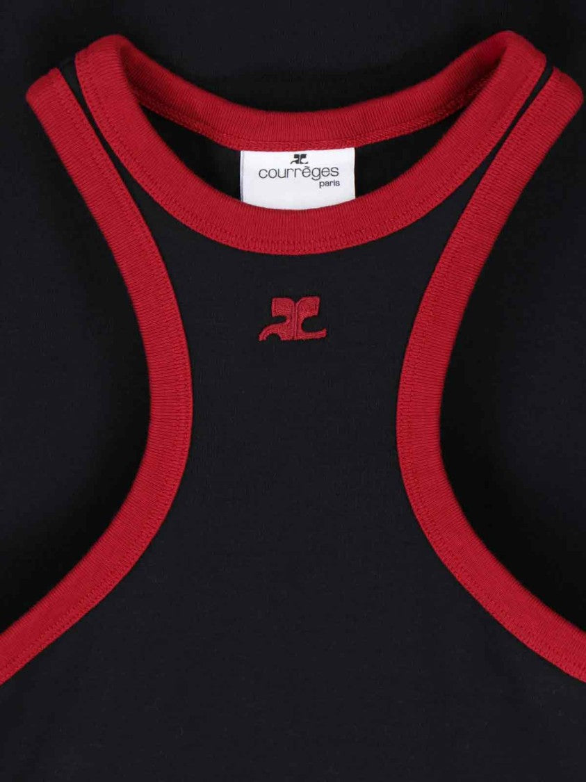 Courrèges Mini Shift Dress – Black