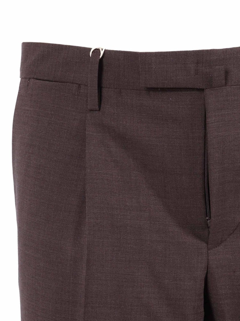 Briglia Slim Fit Flat Front Straight-Leg Pants