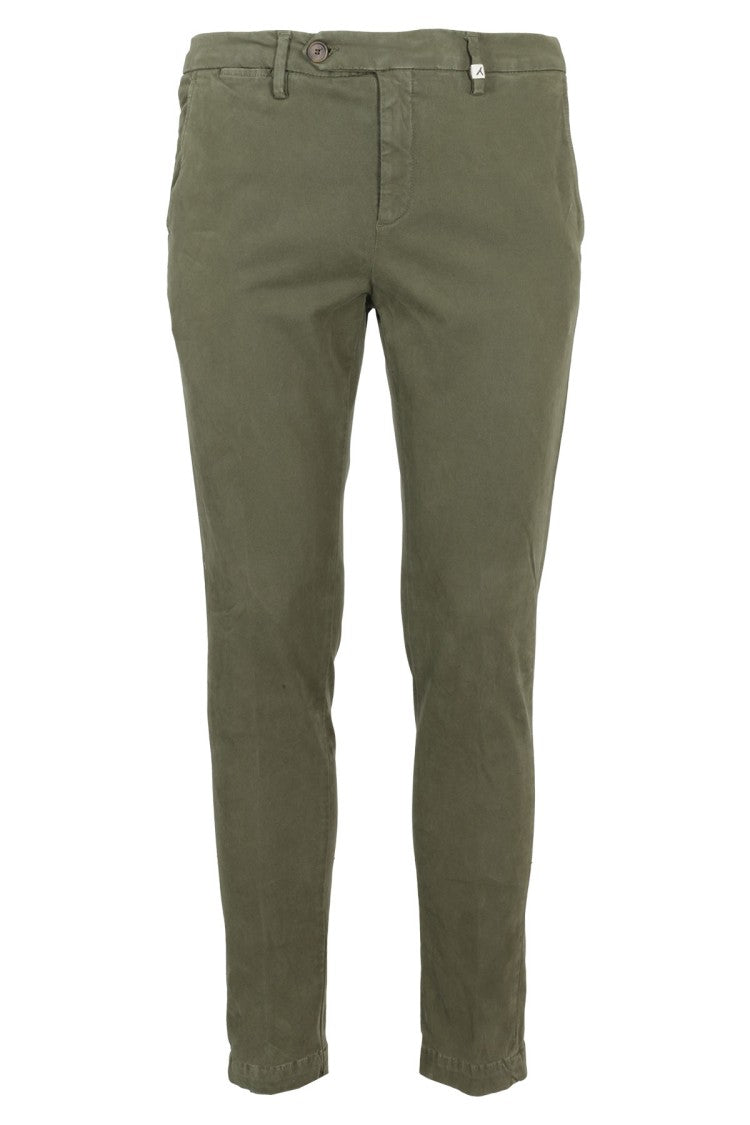 Myths Slim-Fit Military Green Chino Pants