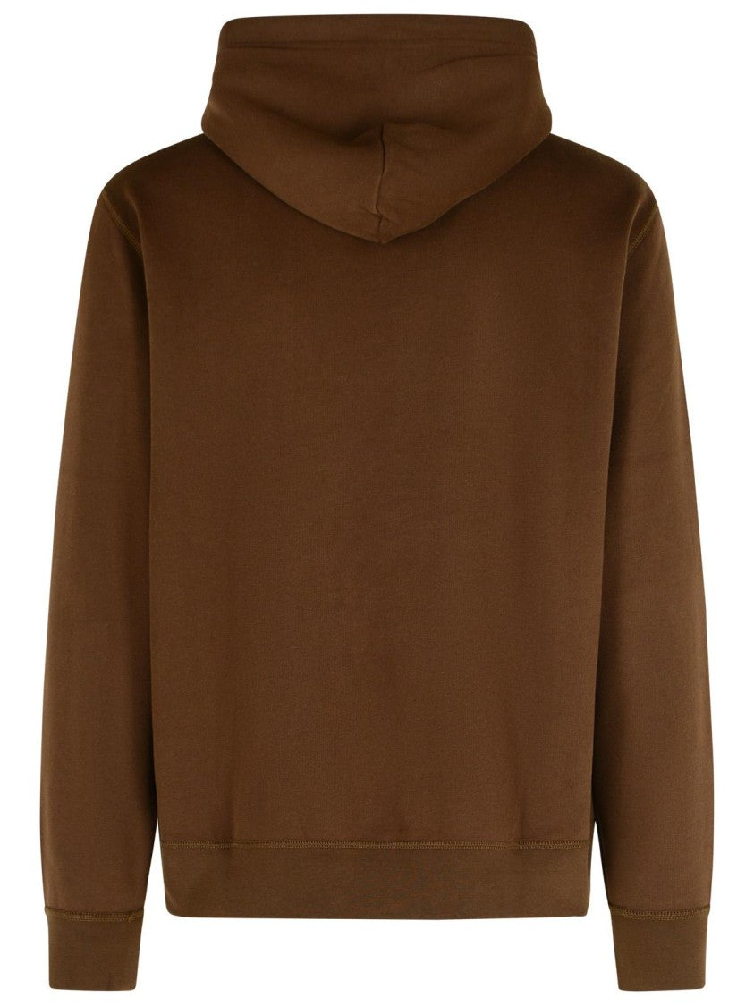 Polo Ralph Lauren Brown Cotton Blend Sweatshirt