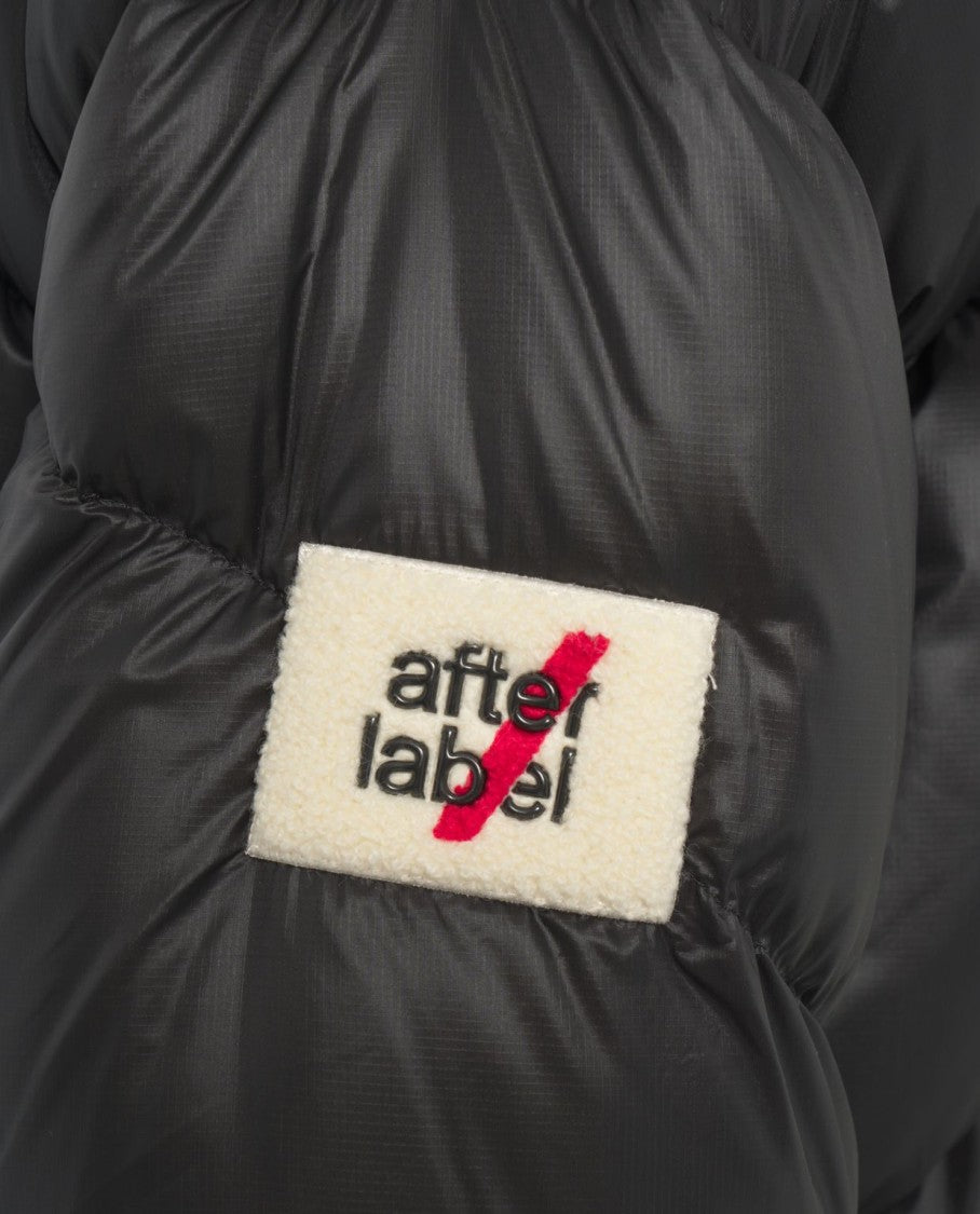 After Label Cropped Quilted Down Jacket