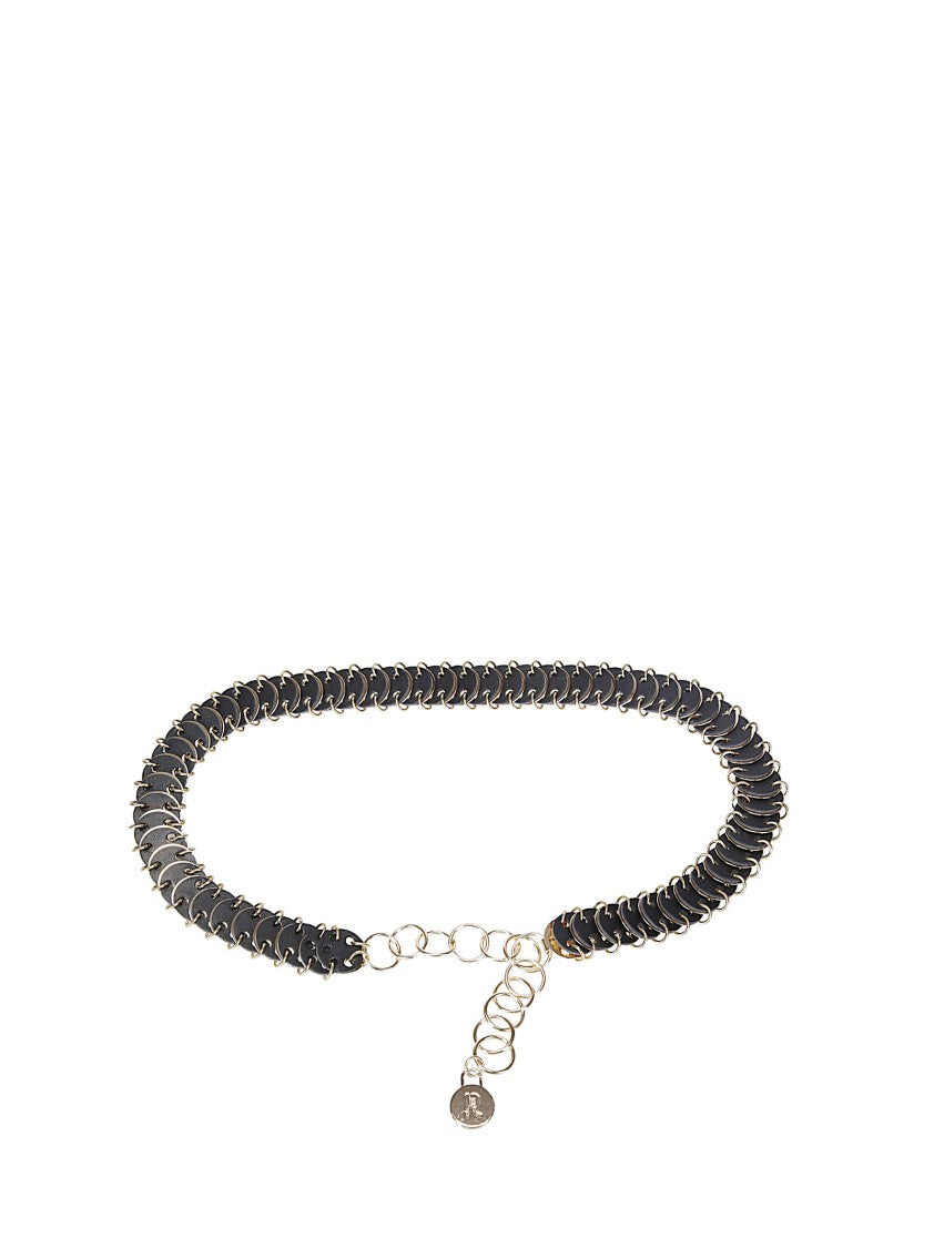 Paco Rabanne Belt With Hook Closure – Black