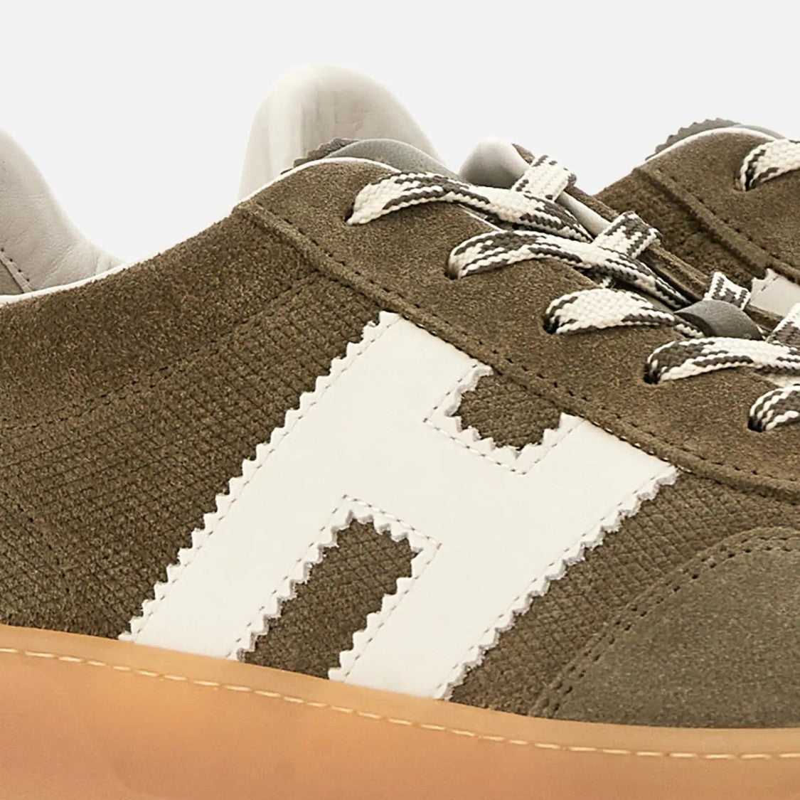 Hogan Cool Lace-Up Sneakers In Calfskin