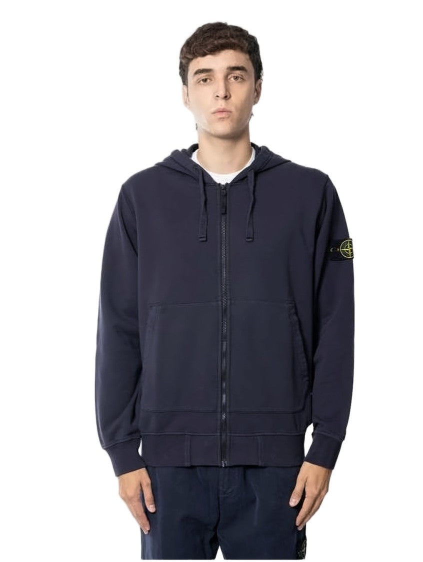 Stone Island Black Stone Island Jacket With Adjustable Hood