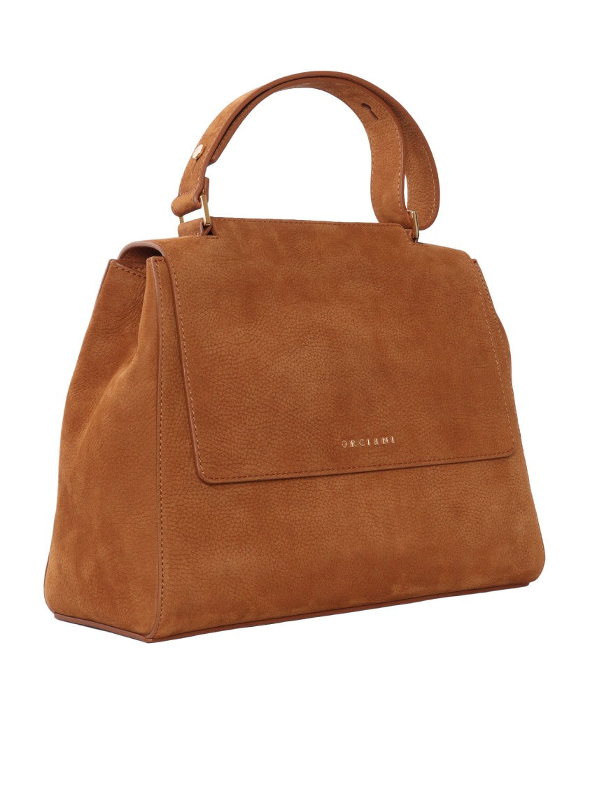 Claudio Orciani Structured Handbag In Smooth Calf Leather