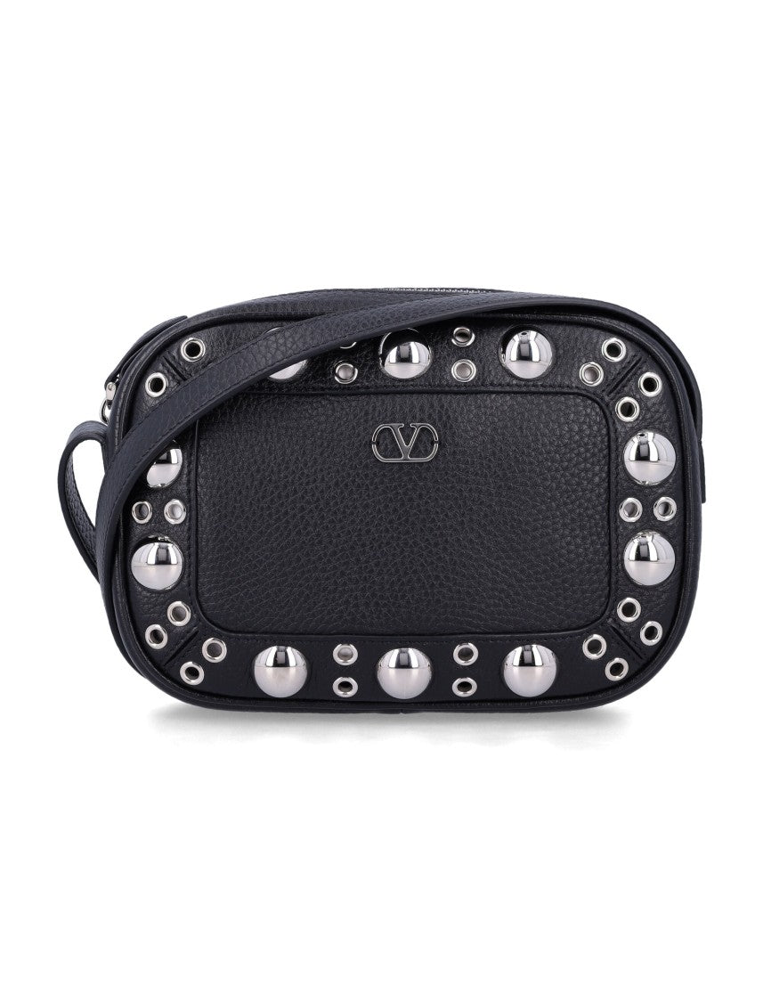 Valentino Garavani Nellcôte Grainy Calfskin Crossbody Bag