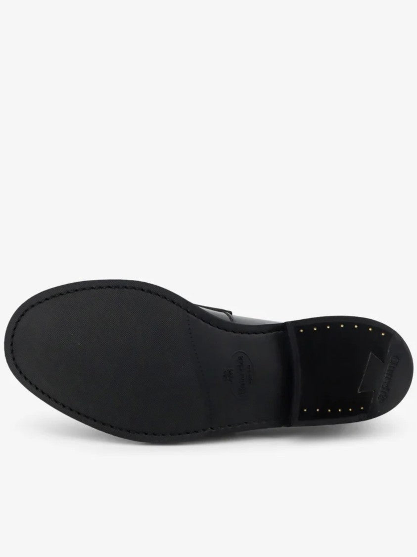 Church's Black Leather Loafer With Classic Penny Strap