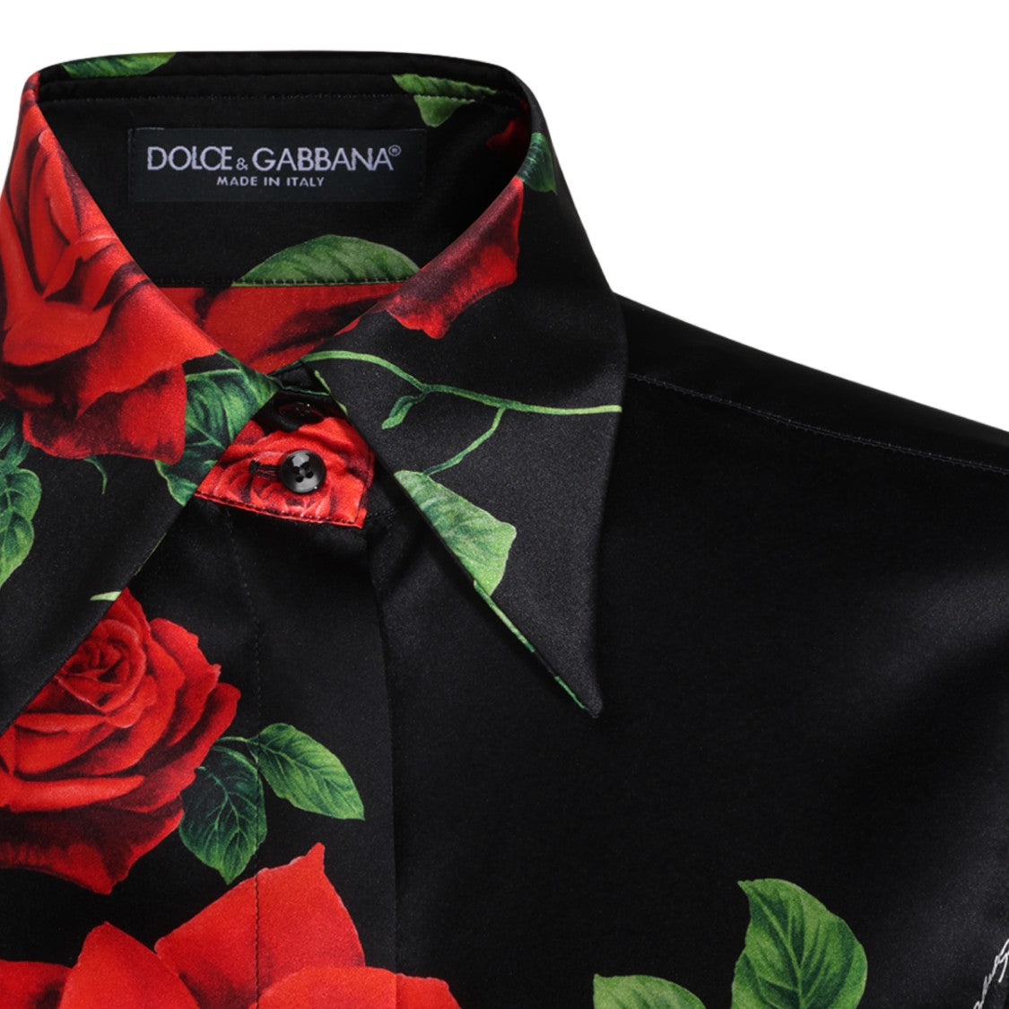 Dolce & Gabbana Floral Print Classic-Fit Cotton Shirt