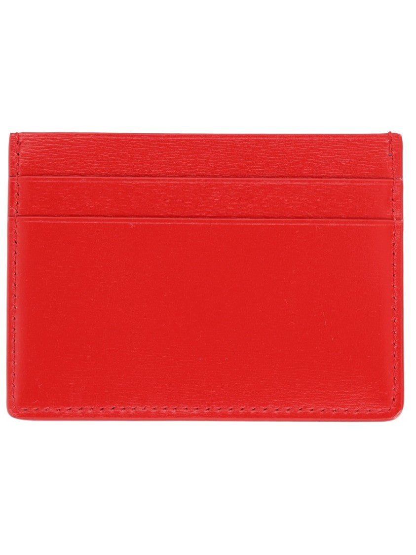 Jil Sander Neutrals Compact Finely Stitched Leather Wallet