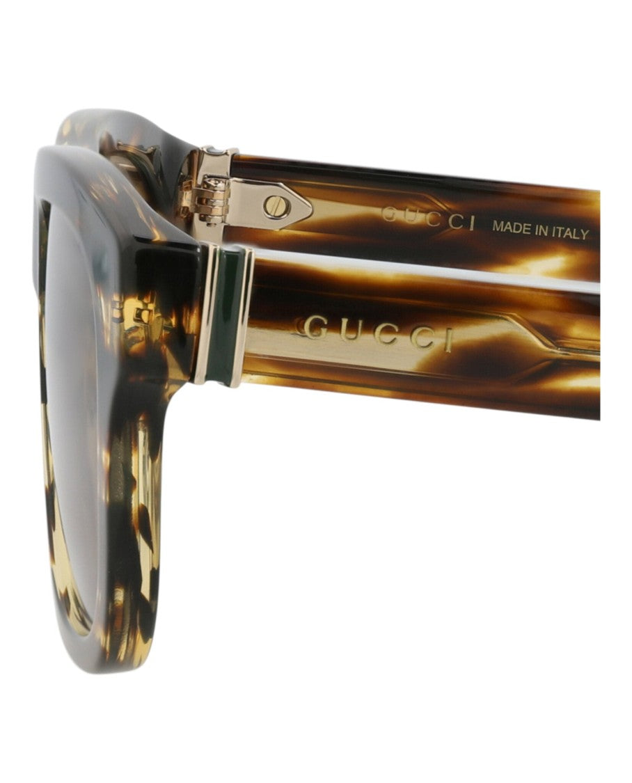 Gucci Square-Frame Recycled Acetate Sunglasses