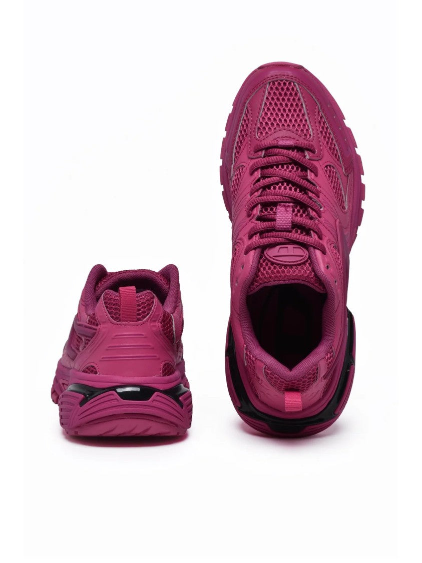 Diesel Fuchsia Polyester Serendipity Sneakers