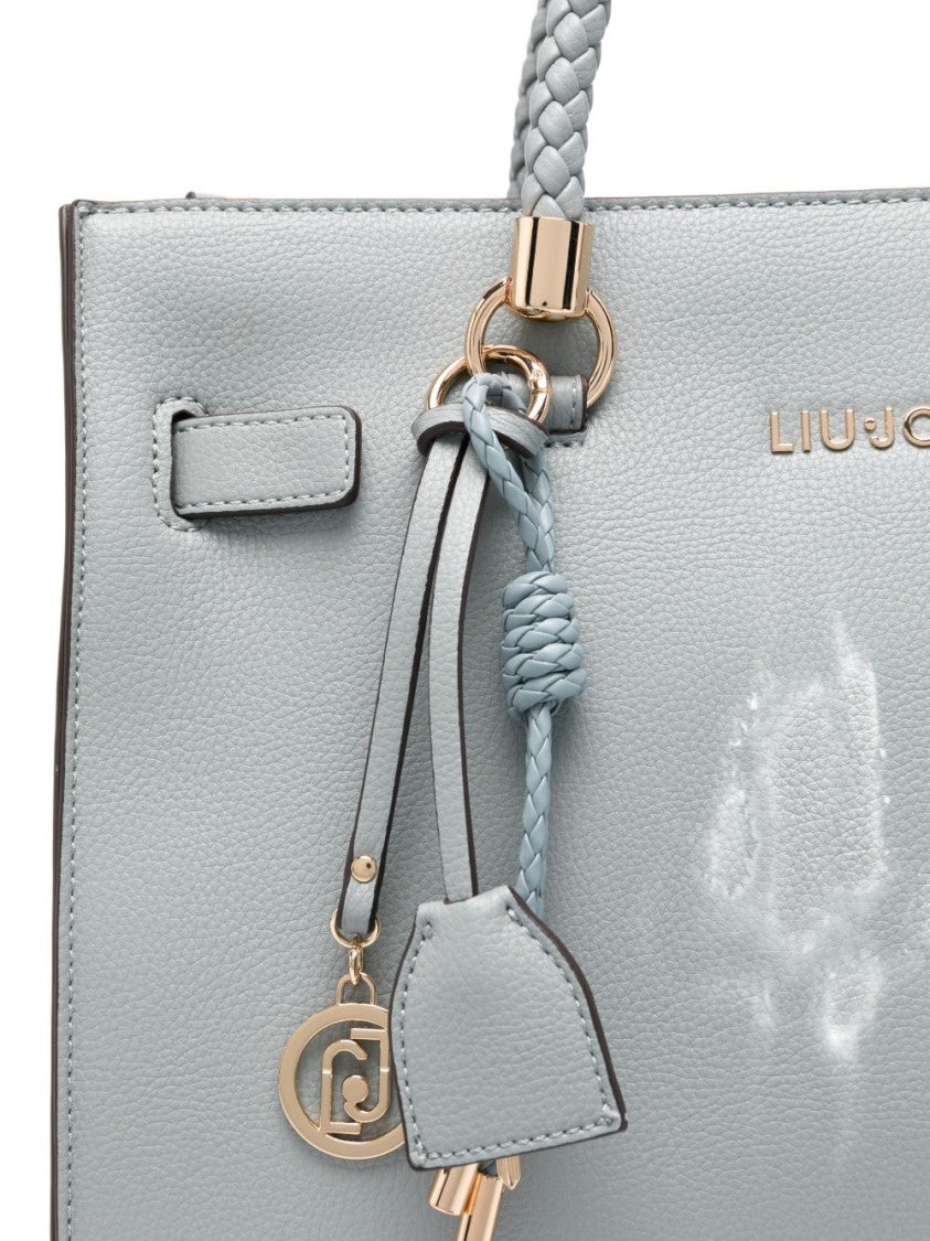 Liu Jo Rectangular Handbag With Braided Top Handles
