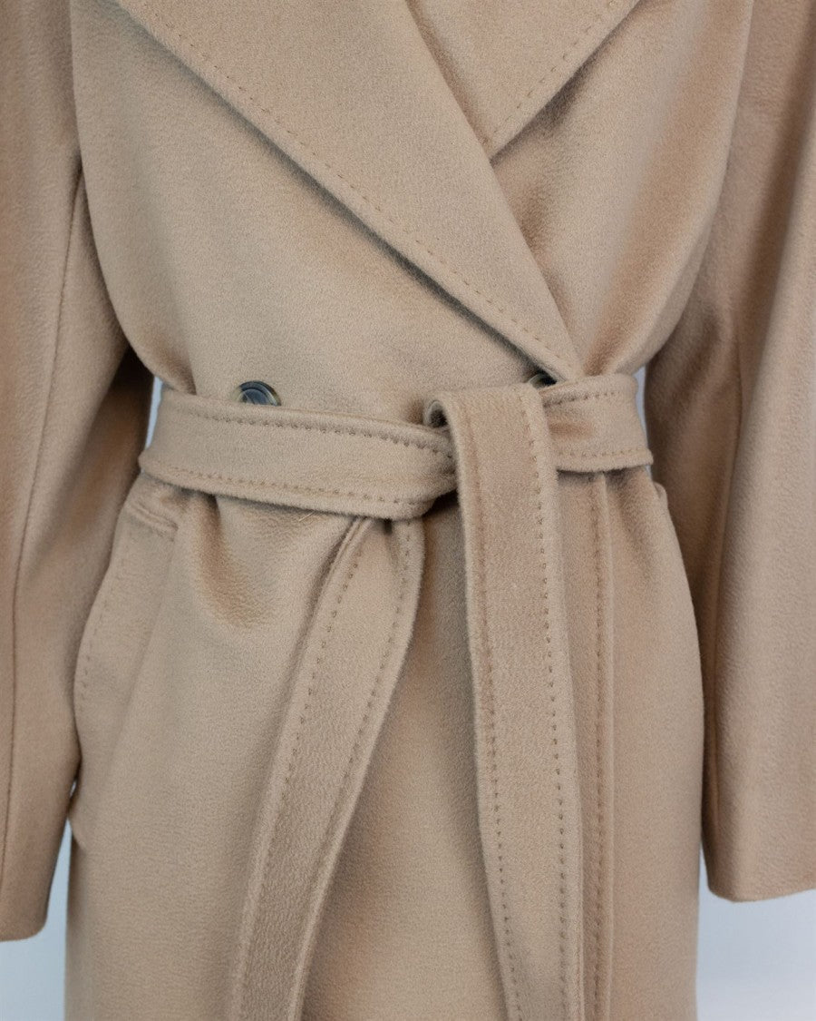 Max Mara Resin Coat In Camel