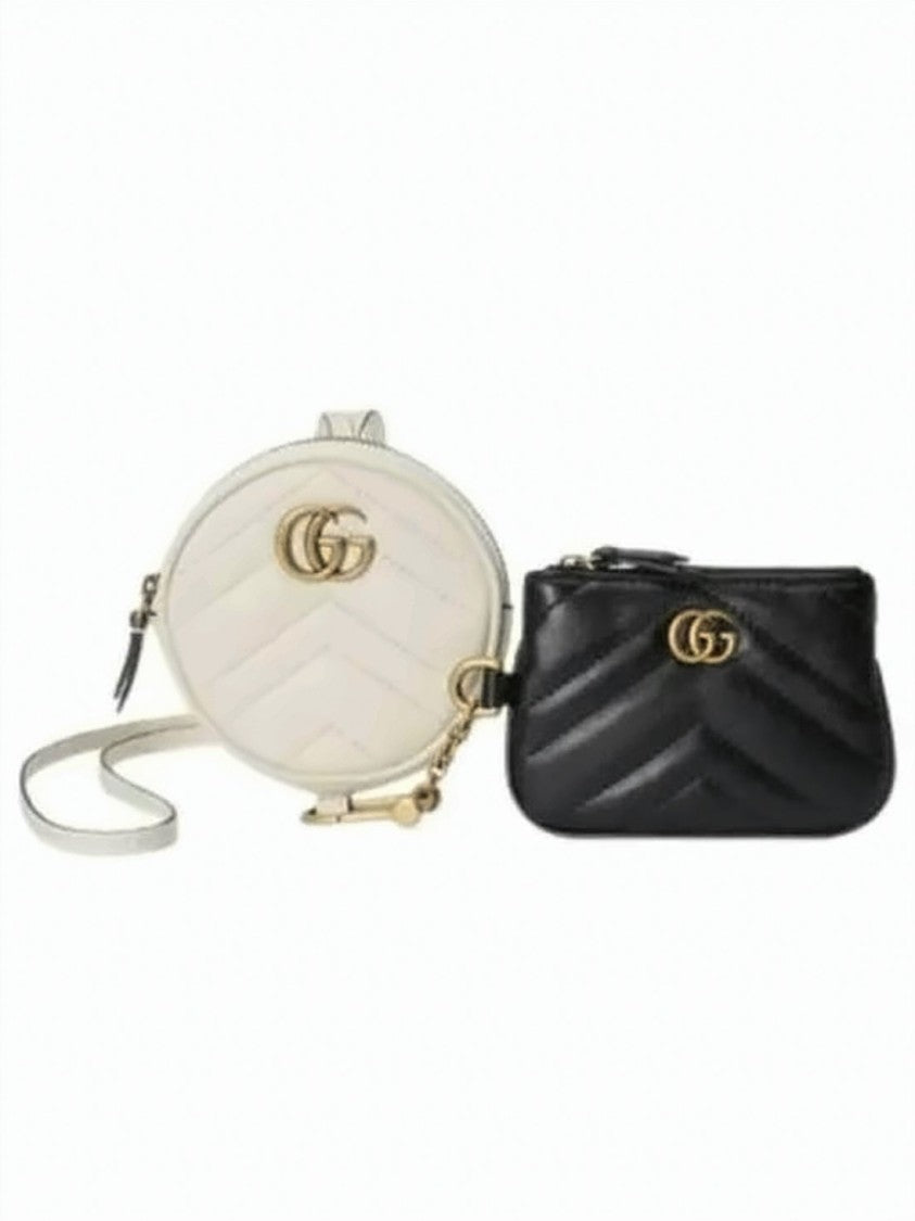 Gucci Quilted Leather Keyring Set