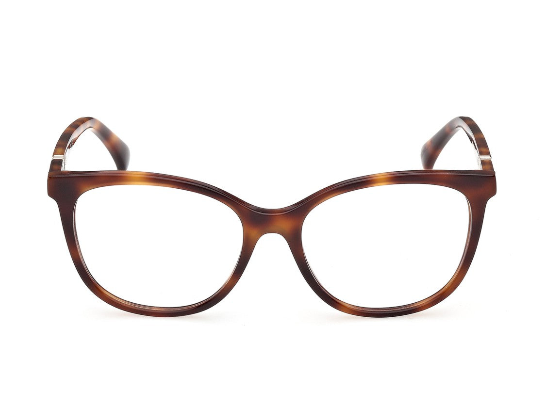 Max Mara Tortoiseshell Mm5238 Oversized Square Eyeglasses