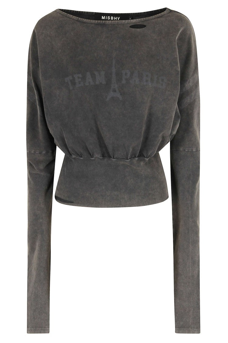Misbhv Team Paris Washed Black Long Sleeve