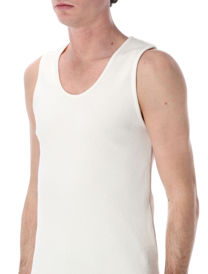 Lemaire Fitted Ribbed Cotton Tank Top