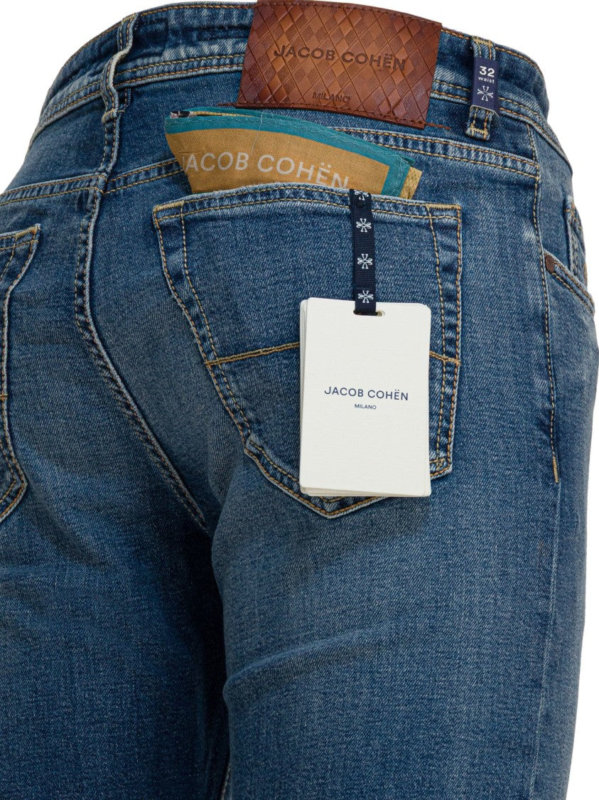 Jacob Cohen Classic Blue Jeans With Tailored Fit