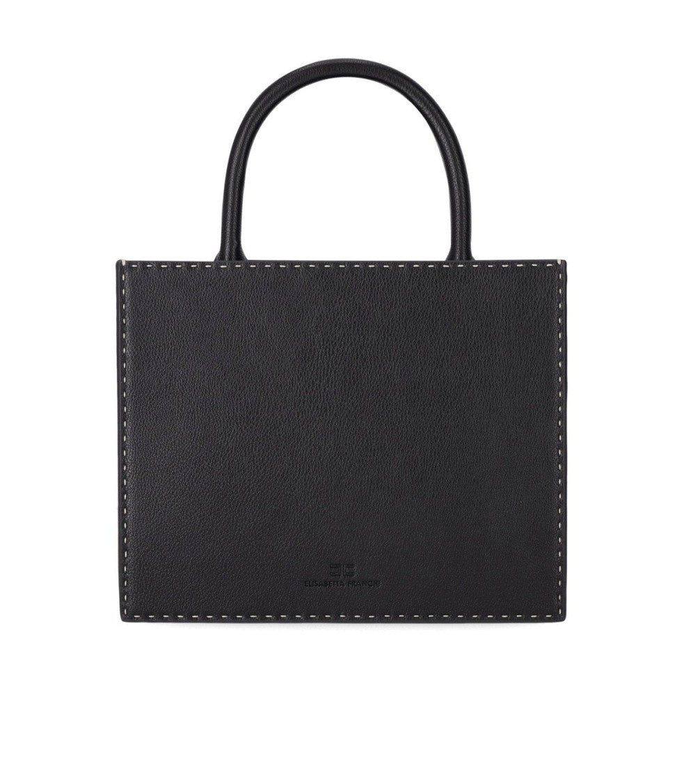 Elisabetta Franchi Pebbled Leather Effect Handbag