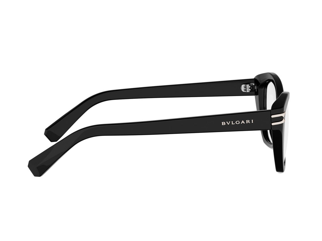 Bulgari Black Bv50084i Oversized Square Acetate Eyeglasses