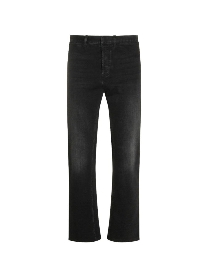 Gucci Straight-Leg Red Green Stripes Trousers