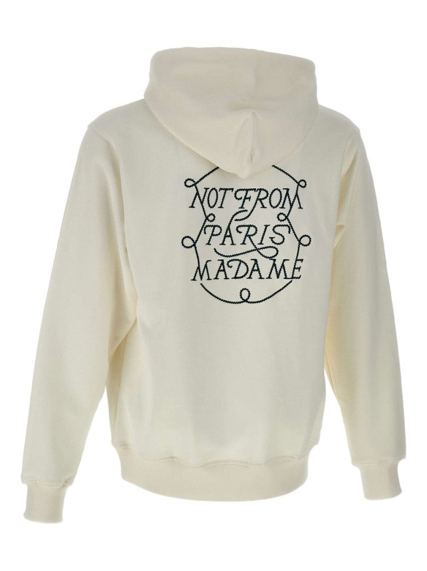 Drôle De Monsieur Le Hoodie Slogan Tresses