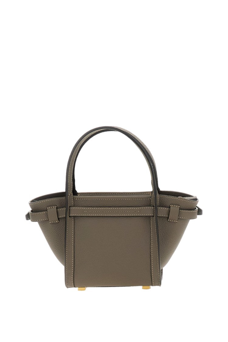 Tod's Brown Leather Mini Tote Bag