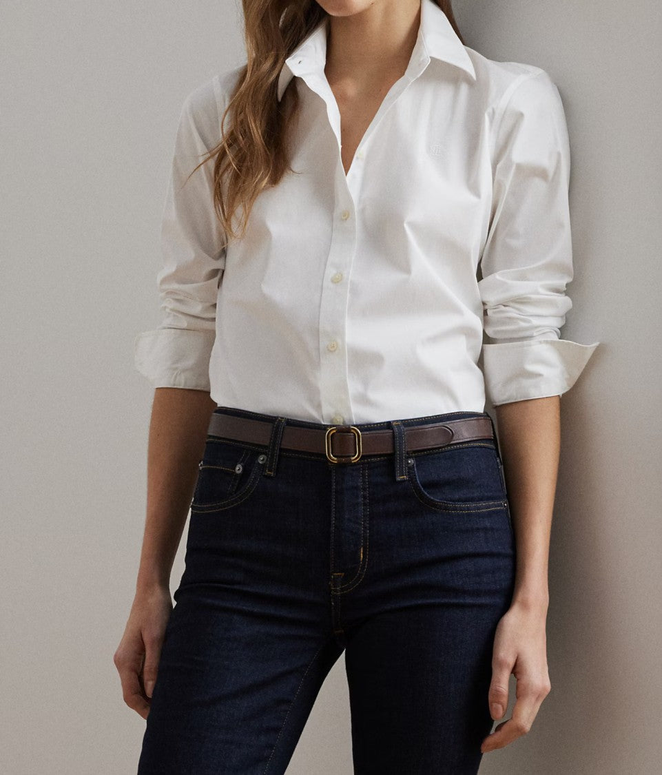 Lauren Ralph Lauren White Tailored Cotton Shirt