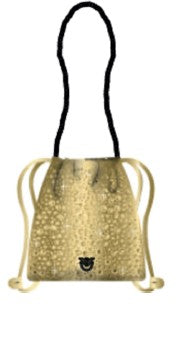 Pinko Textured Structured Handbag With Drawstring Closure